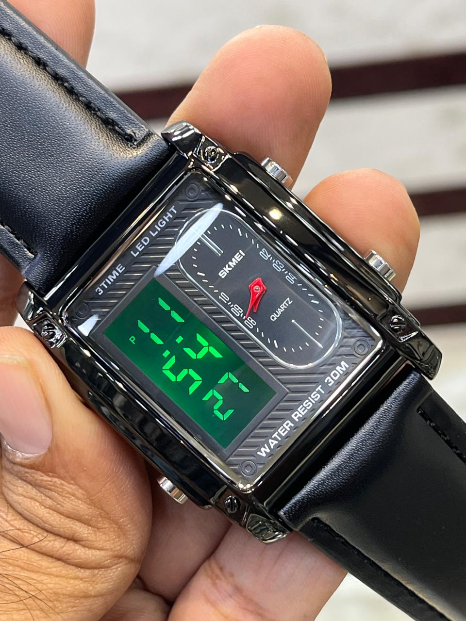 SKMEI 1868 – Men’s Multi-Time Stainless Steel Sports Watch