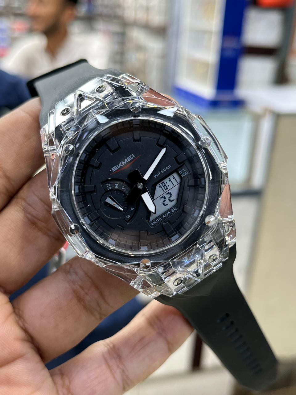 SKMEI 2411 – Waterproof 50M Digital Men’s Sport Watch with Multi-Timezone