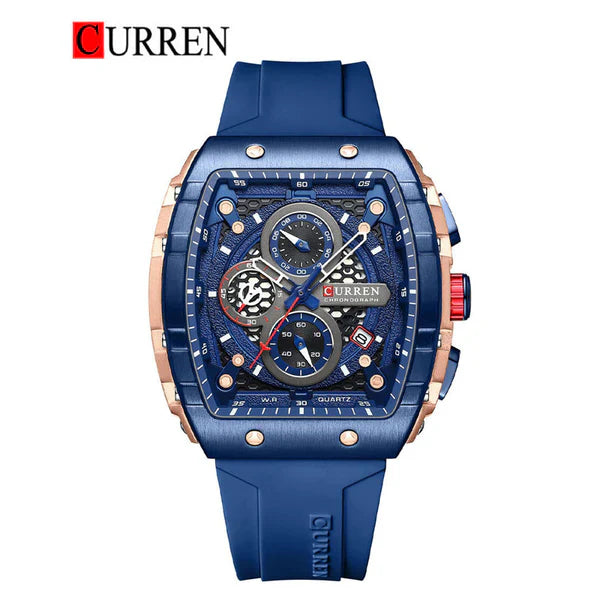 CURREN 8442 – Original Men's Rubber Strap Watch