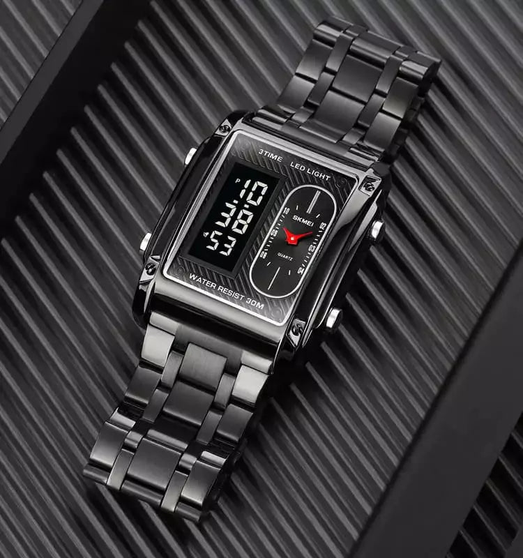 SKMEI 1868 – Triple Time Men's Digital-Analog Watch
