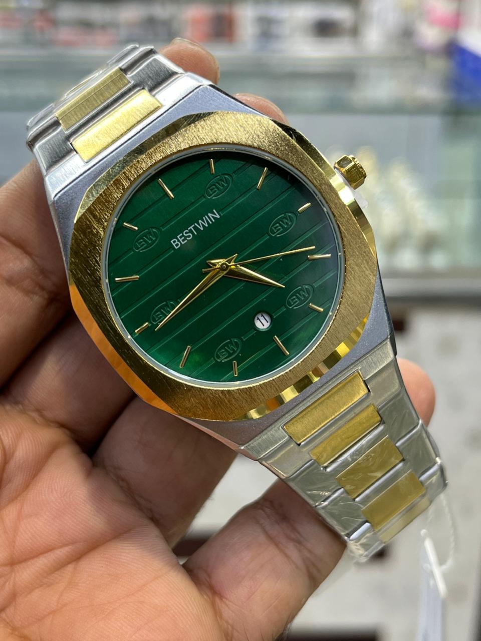 BESTWIN Men’s Chain Stainless Steel Watch