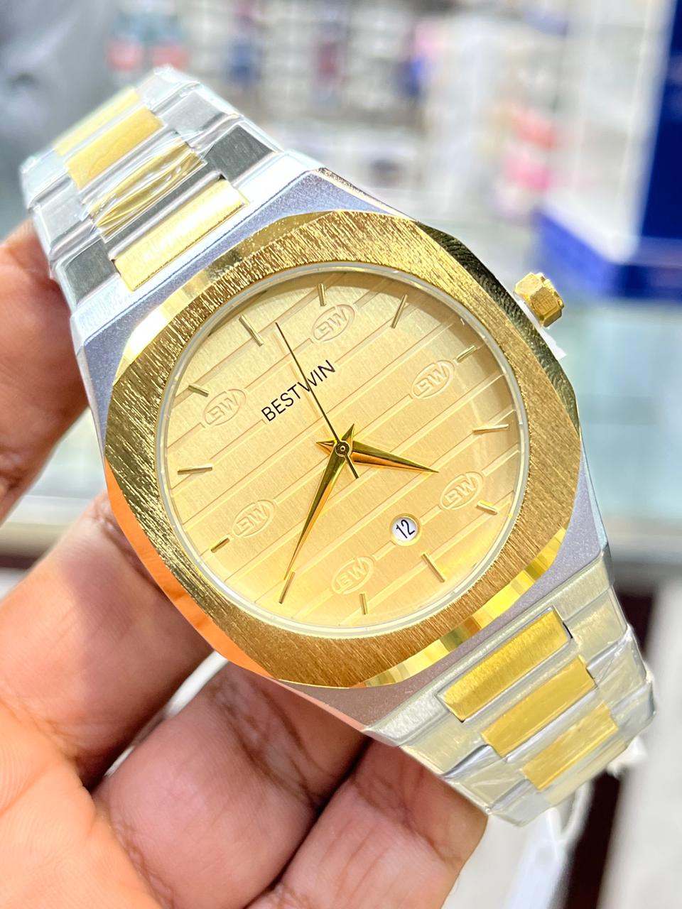 BESTWIN Men’s Chain Stainless Steel Watch