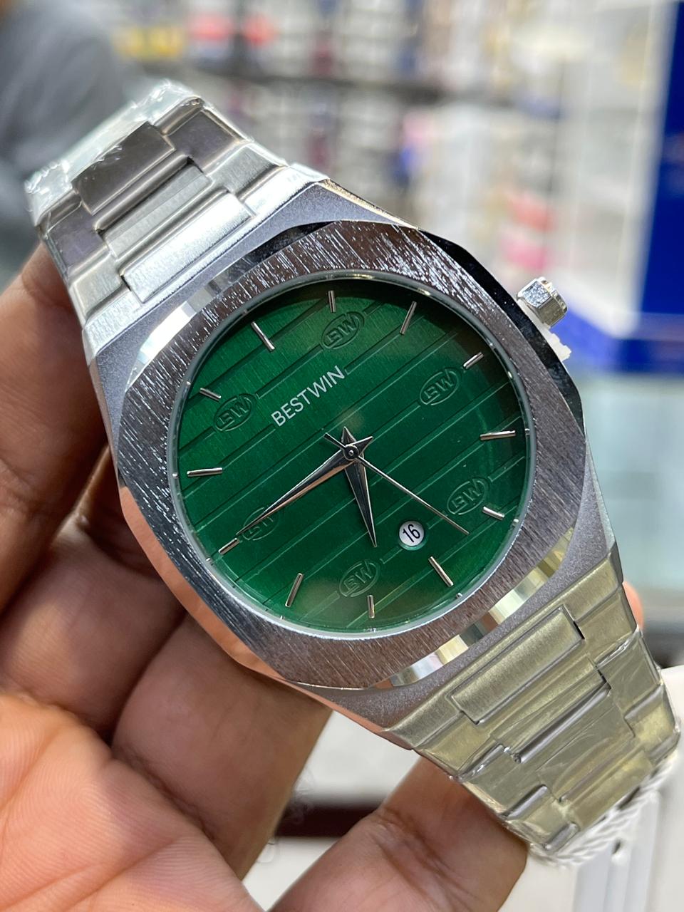 BESTWIN Men’s Chain Stainless Steel Watch