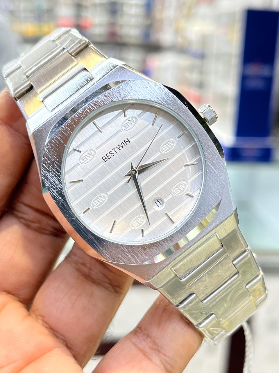 BESTWIN Men’s Chain Stainless Steel Watch