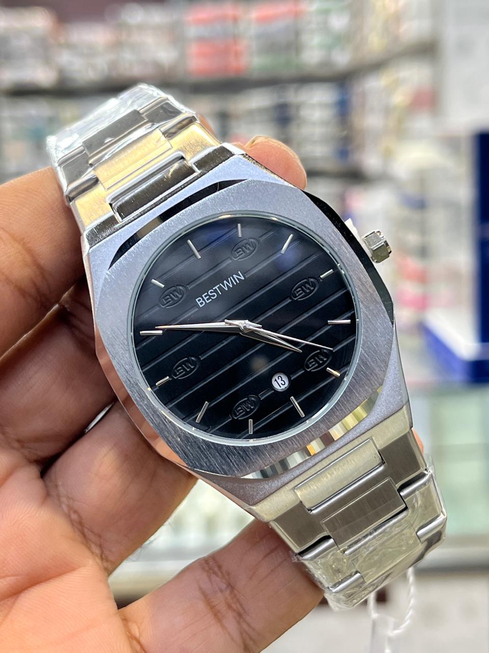 BESTWIN Men’s Chain Stainless Steel Watch