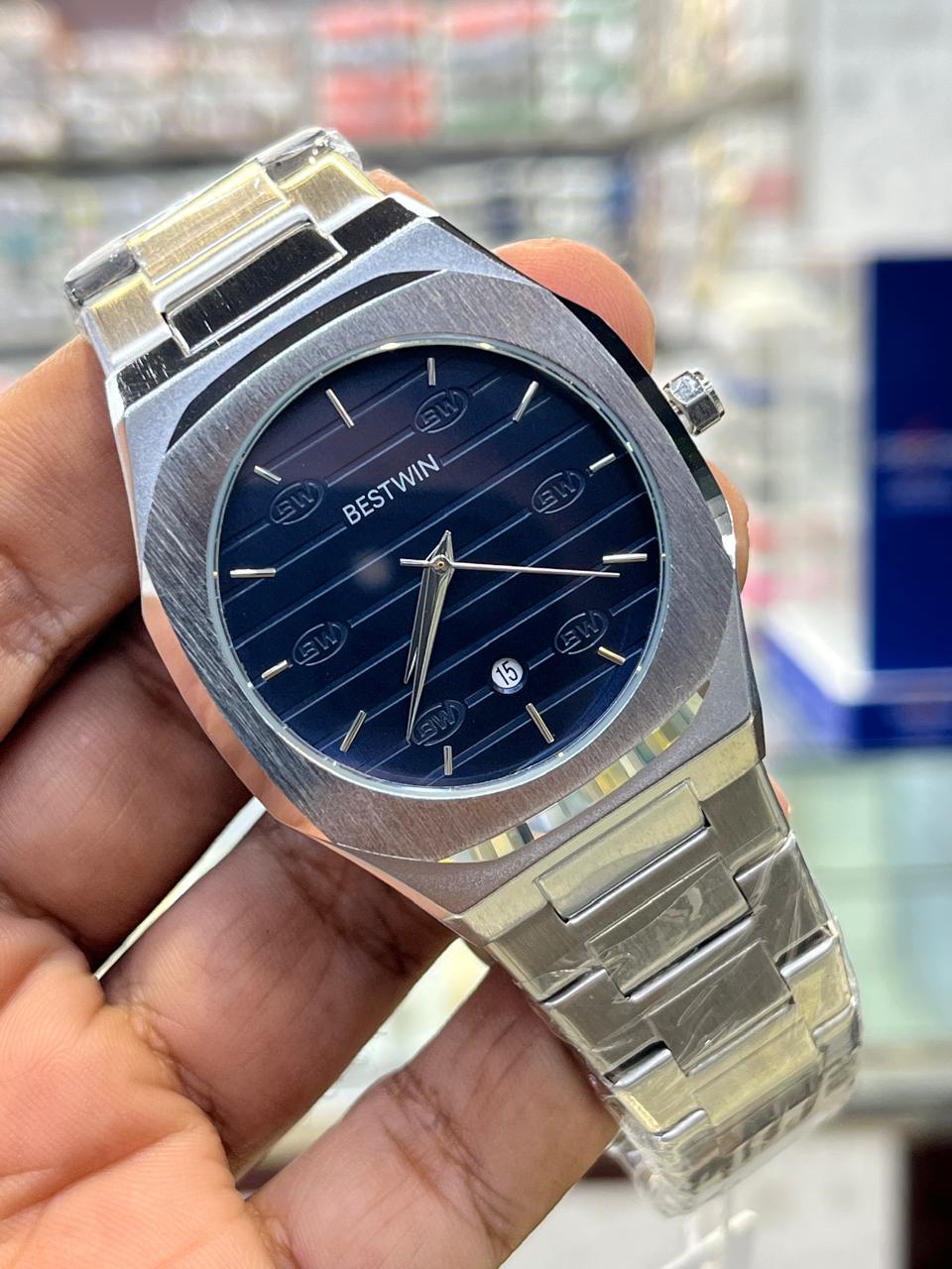 BESTWIN Men’s Chain Stainless Steel Watch