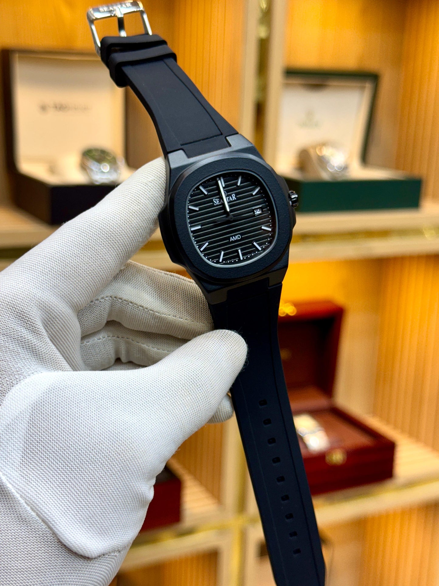 SEASTAR | Men's Silicone Strap Analog Watch | EWS132