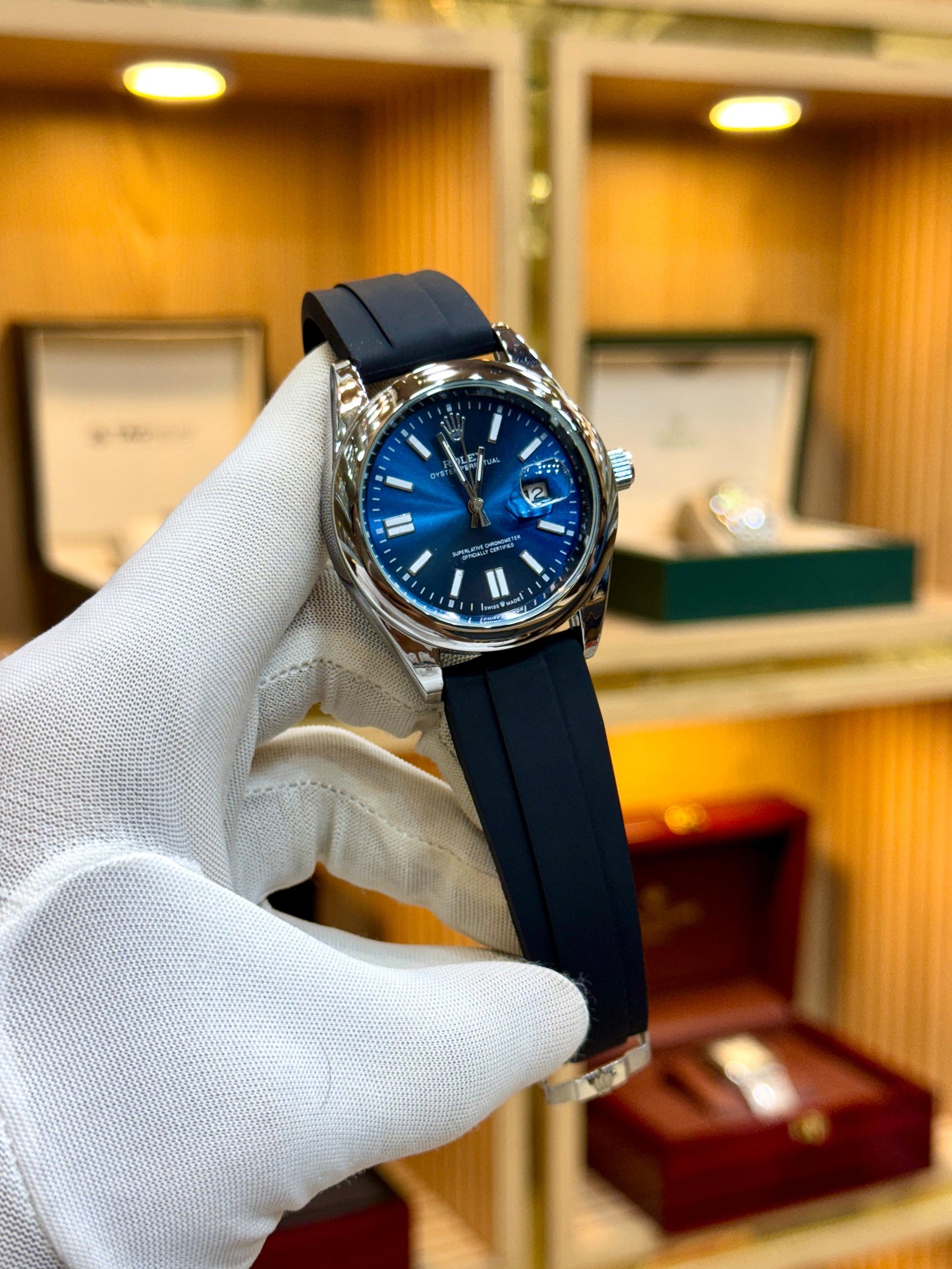 ROLEX | Silicon Strap Watch with Unique Design | EWS124