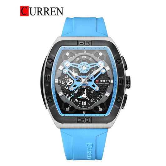CURREN Original – Men's Wrist Watch with Rubber Strap