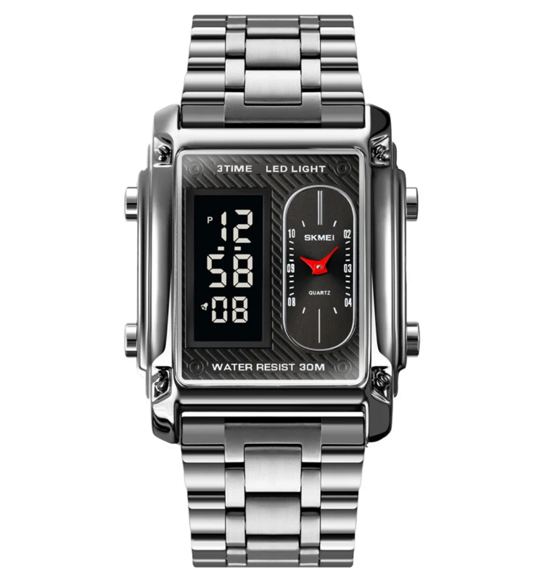 SKMEI 1868 – Dual Time Men’s Analog Digital Watch
