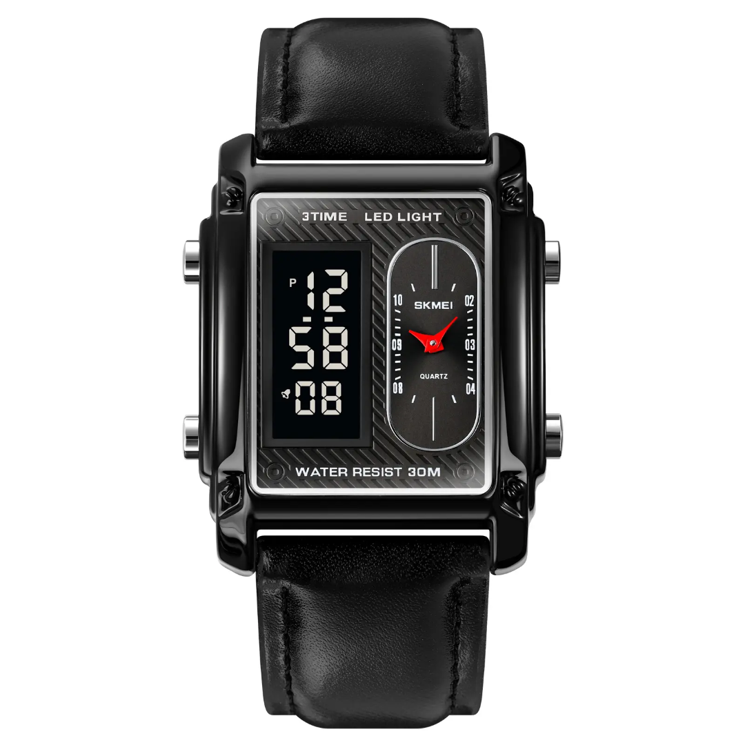 SKMEI 1868 – Men’s Multi-Time Stainless Steel Sports Watch