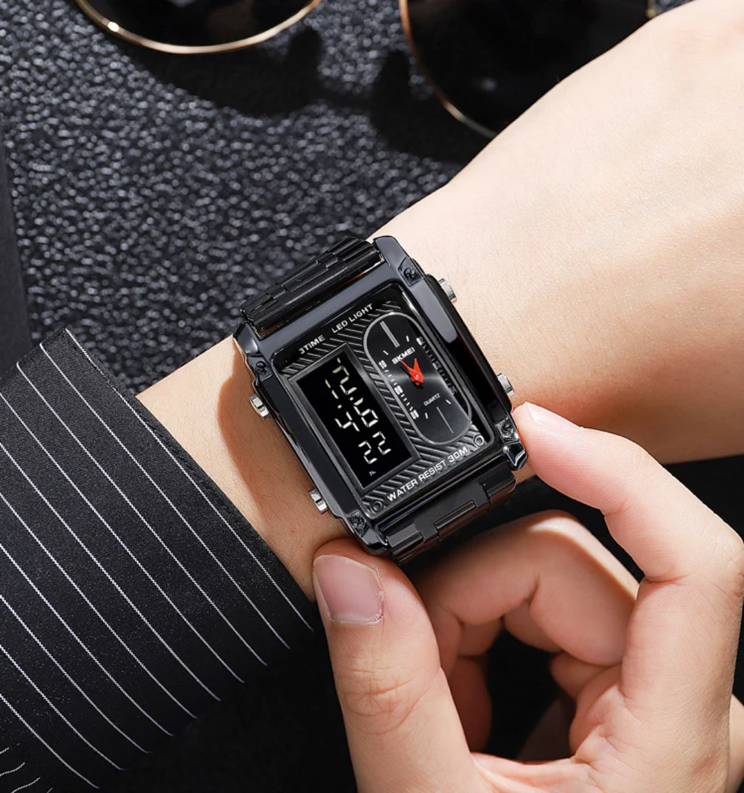 SKMEI 1868 – Dual Time Men’s Analog Digital Watch