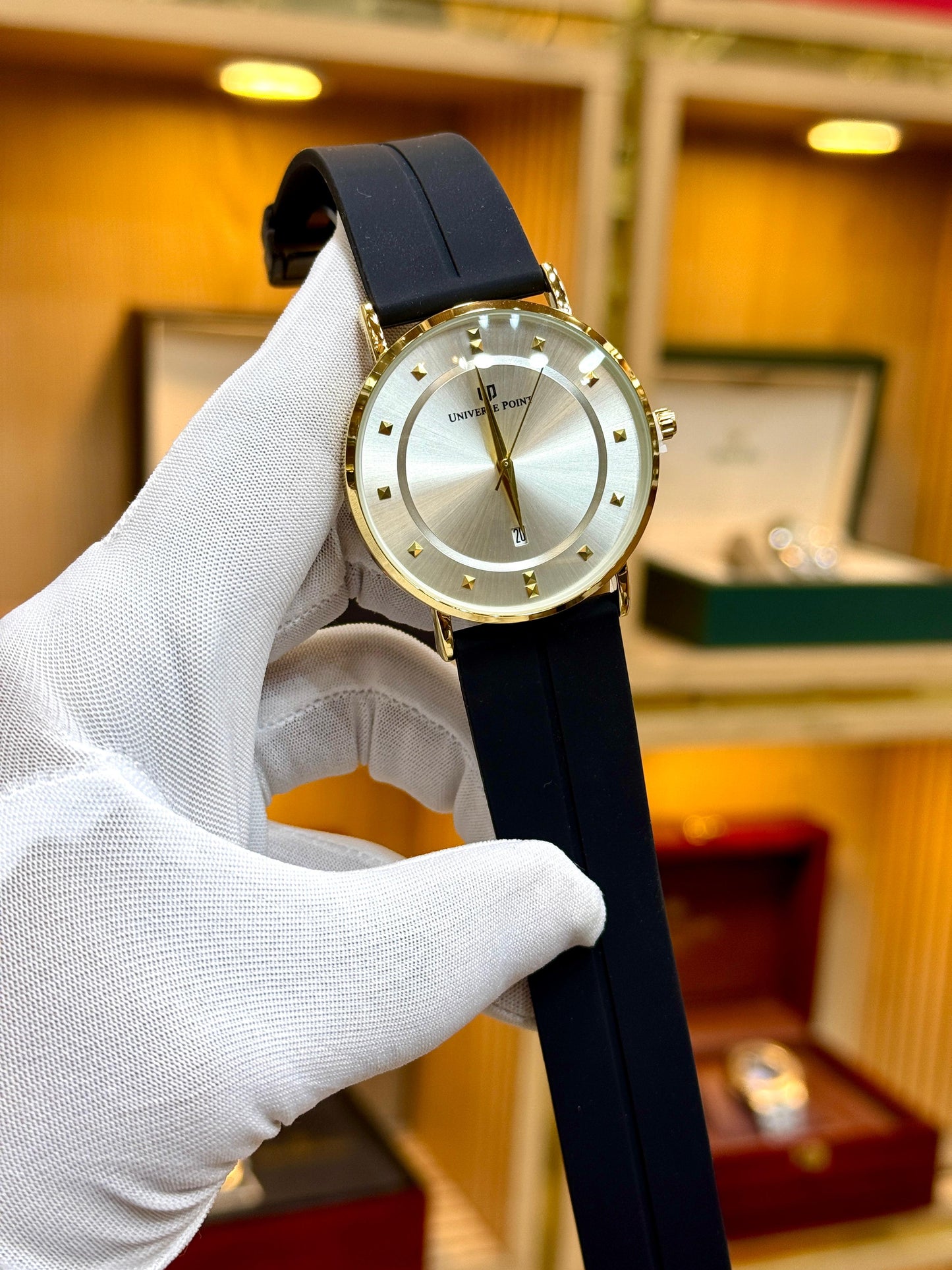 Universe Point Men’s Watch – Magnet Master Lock, Slim & Stylish