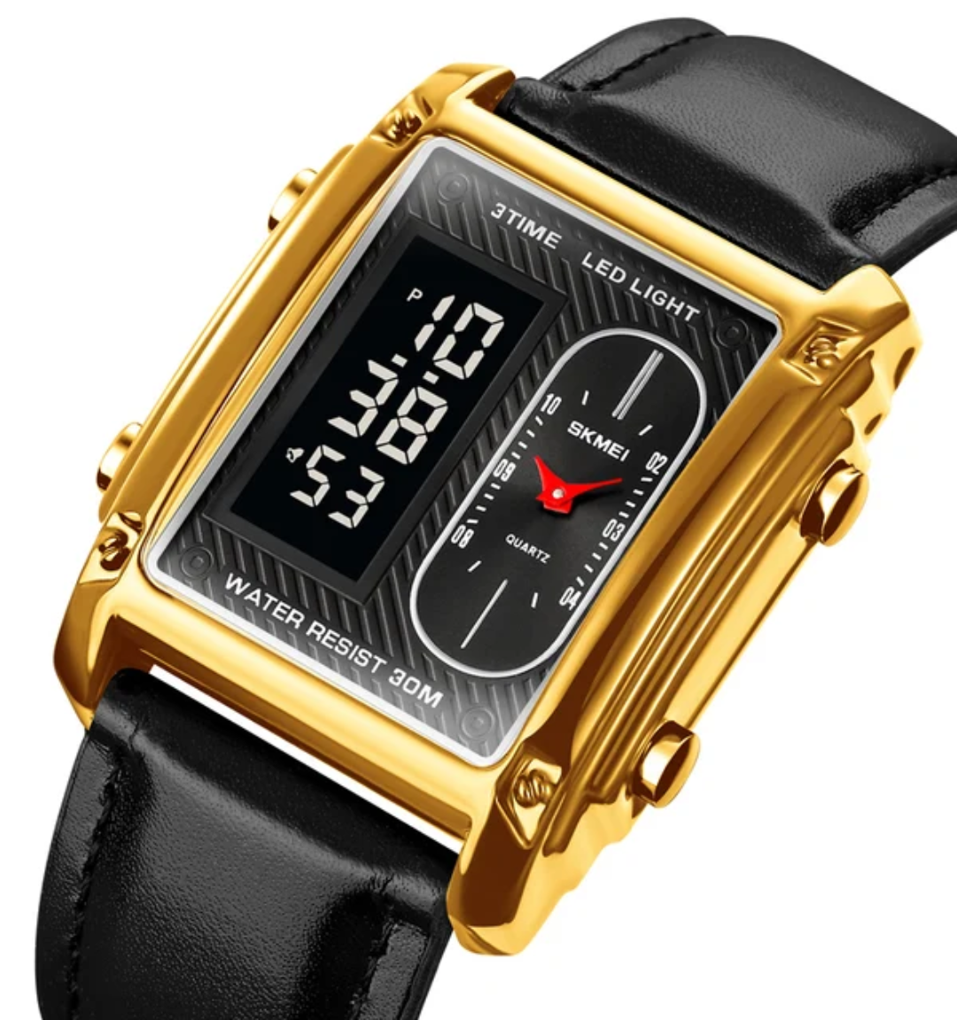 SKMEI 1868 – Men’s Multi-Time Stainless Steel Sports Watch