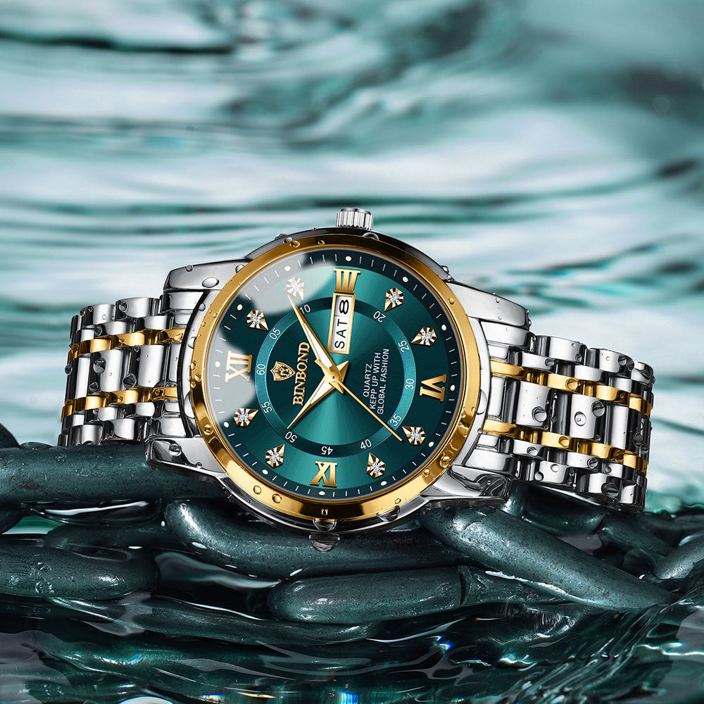 BINBOND B7169 – Luxury Fashion Quartz Watch for Men
