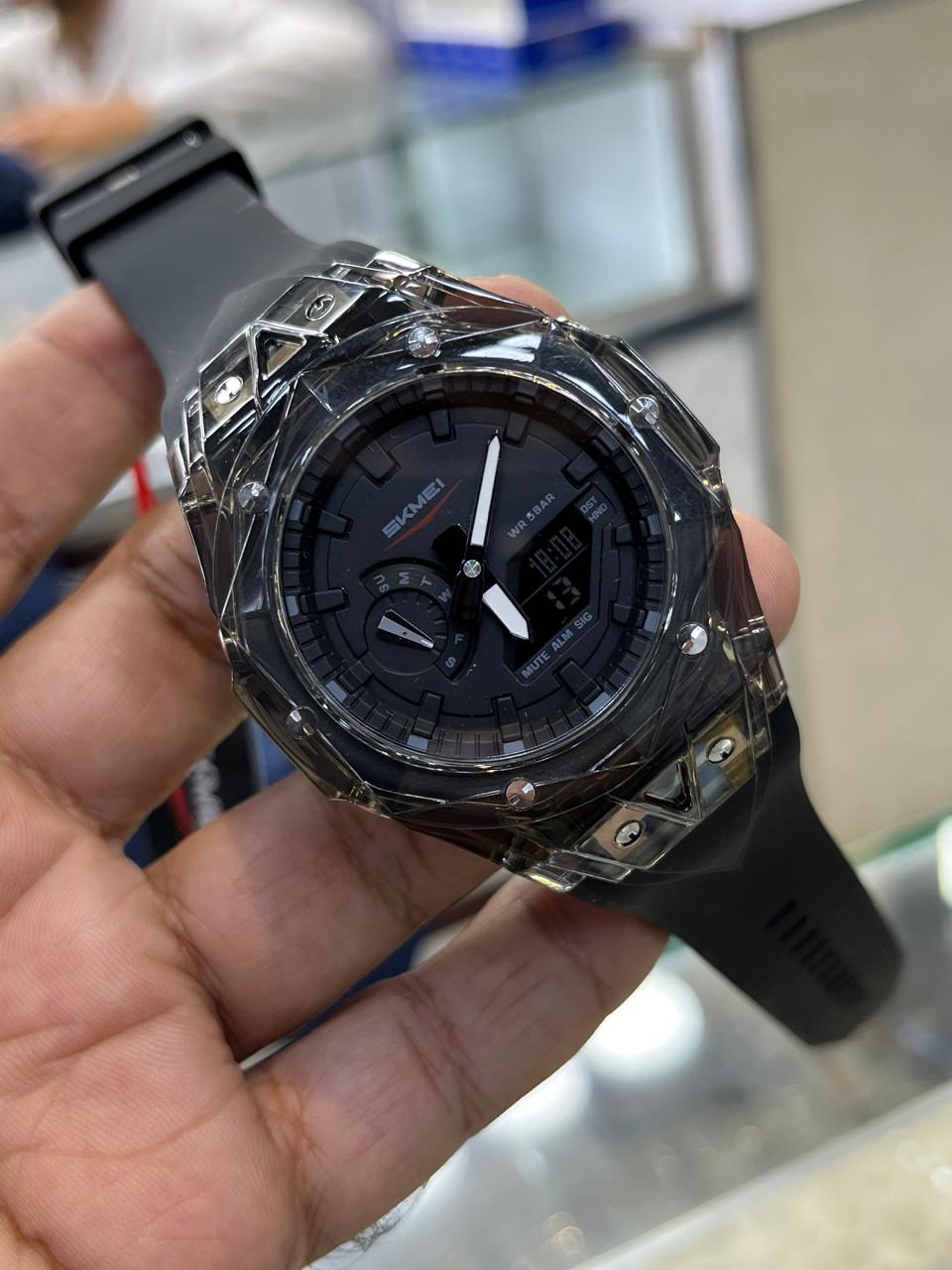 SKMEI 2411 – Waterproof 50M Digital Men’s Sport Watch with Multi-Timezone