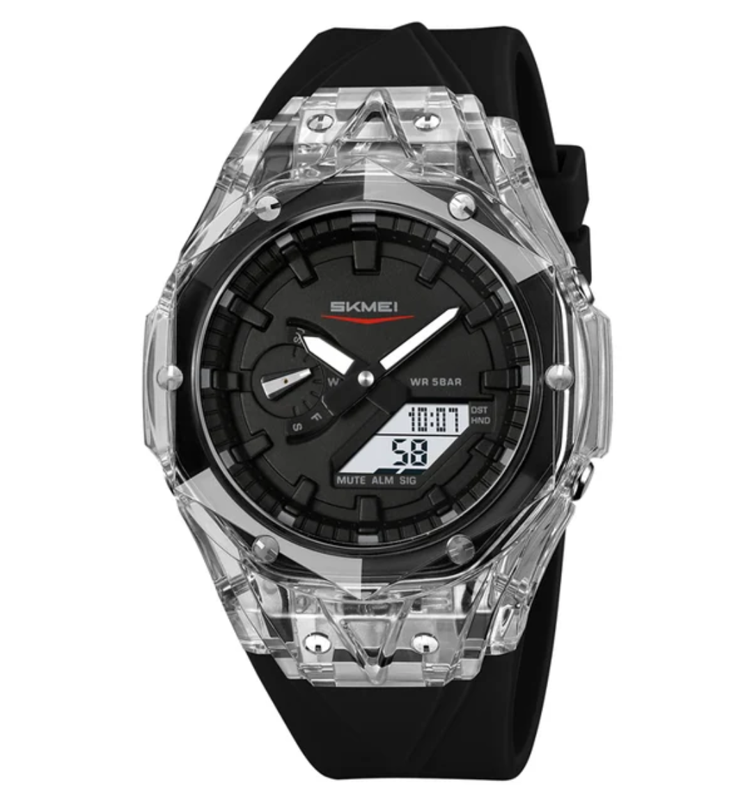 SKMEI 2411 – Waterproof 50M Digital Men’s Sport Watch with Multi-Timezone