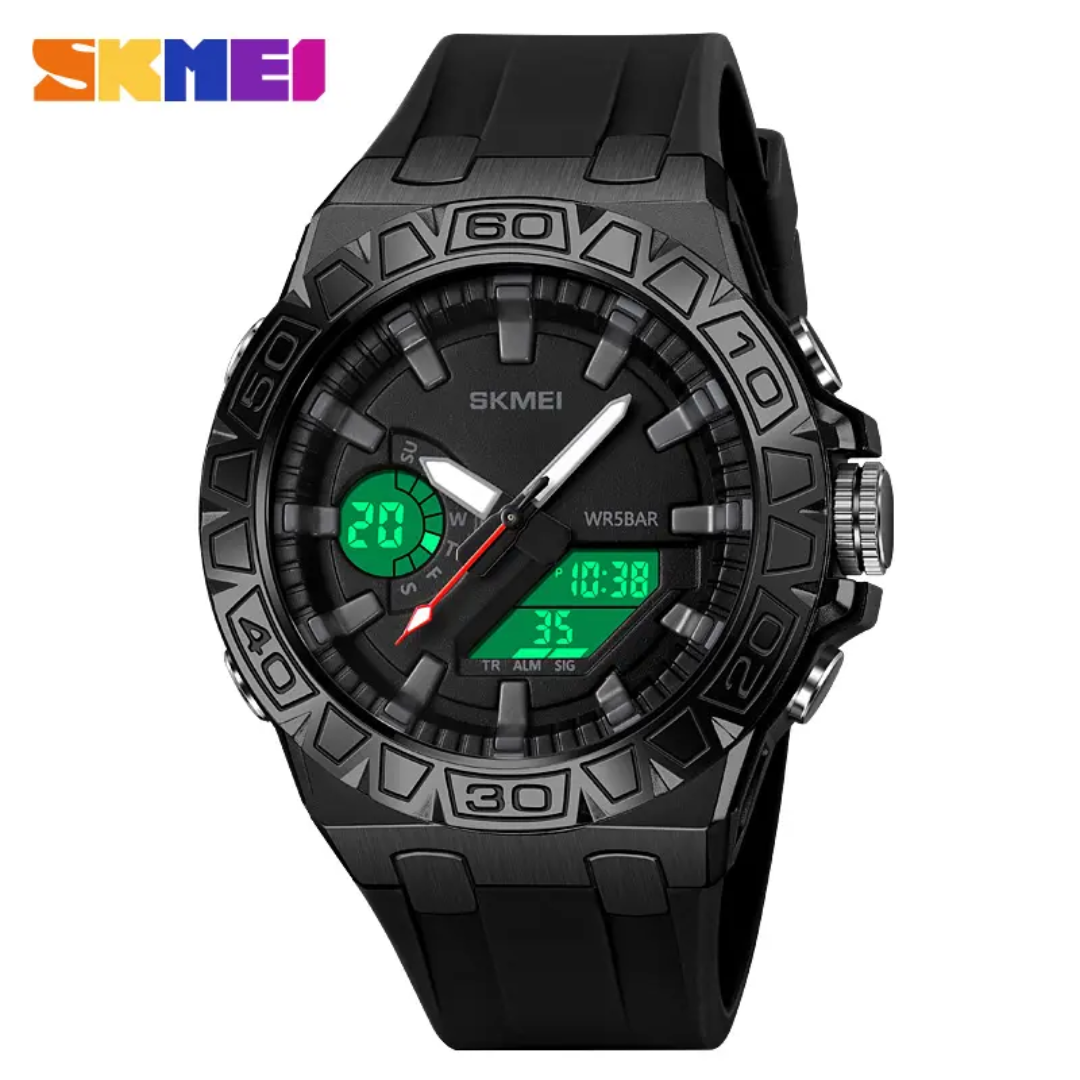 SKMEI 2276 Men’s Sport Digital Watch – LED, Alarm, Waterproof, Luminous