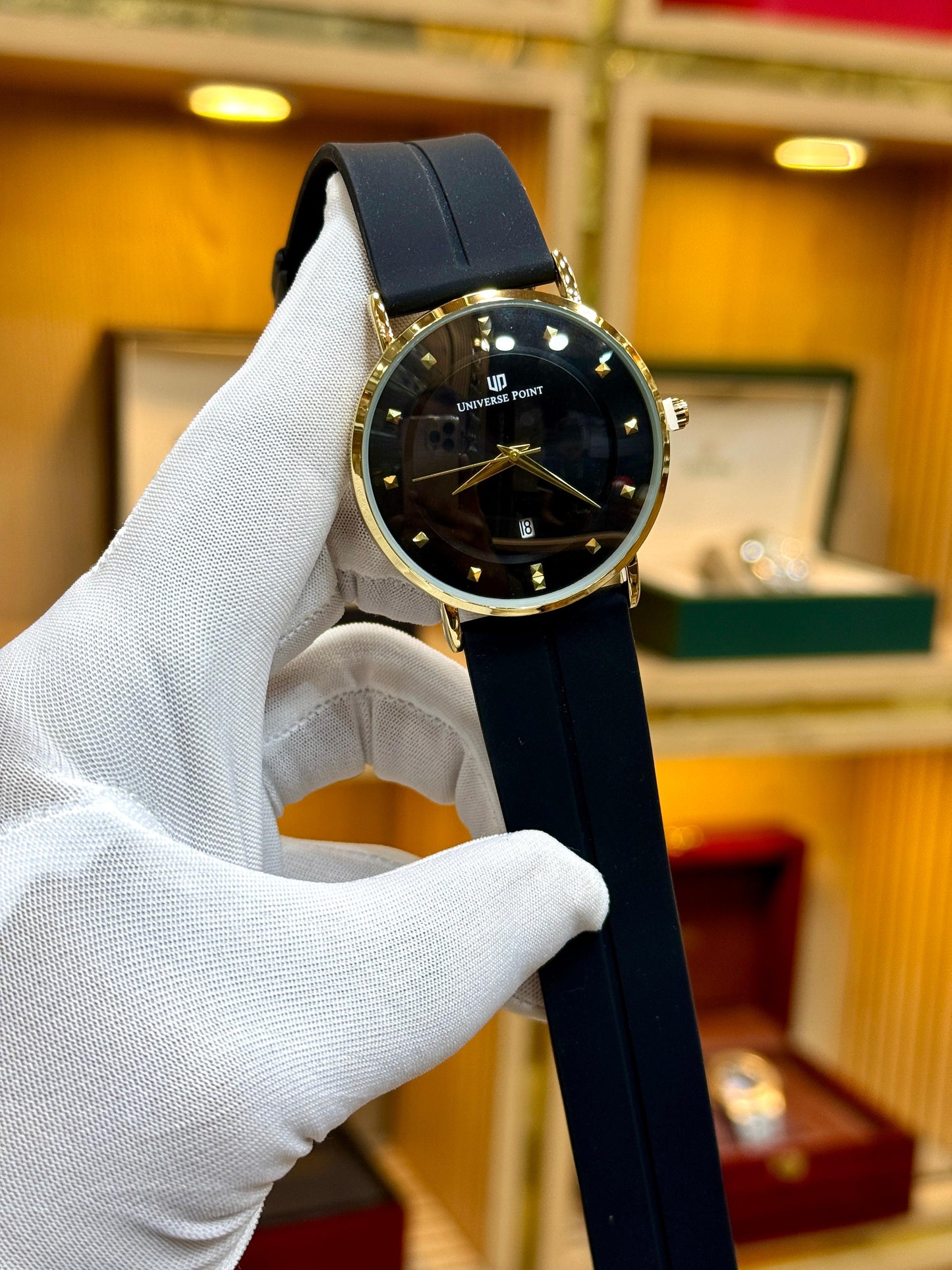 Universe Point Men’s Watch – Magnet Master Lock, Slim & Stylish