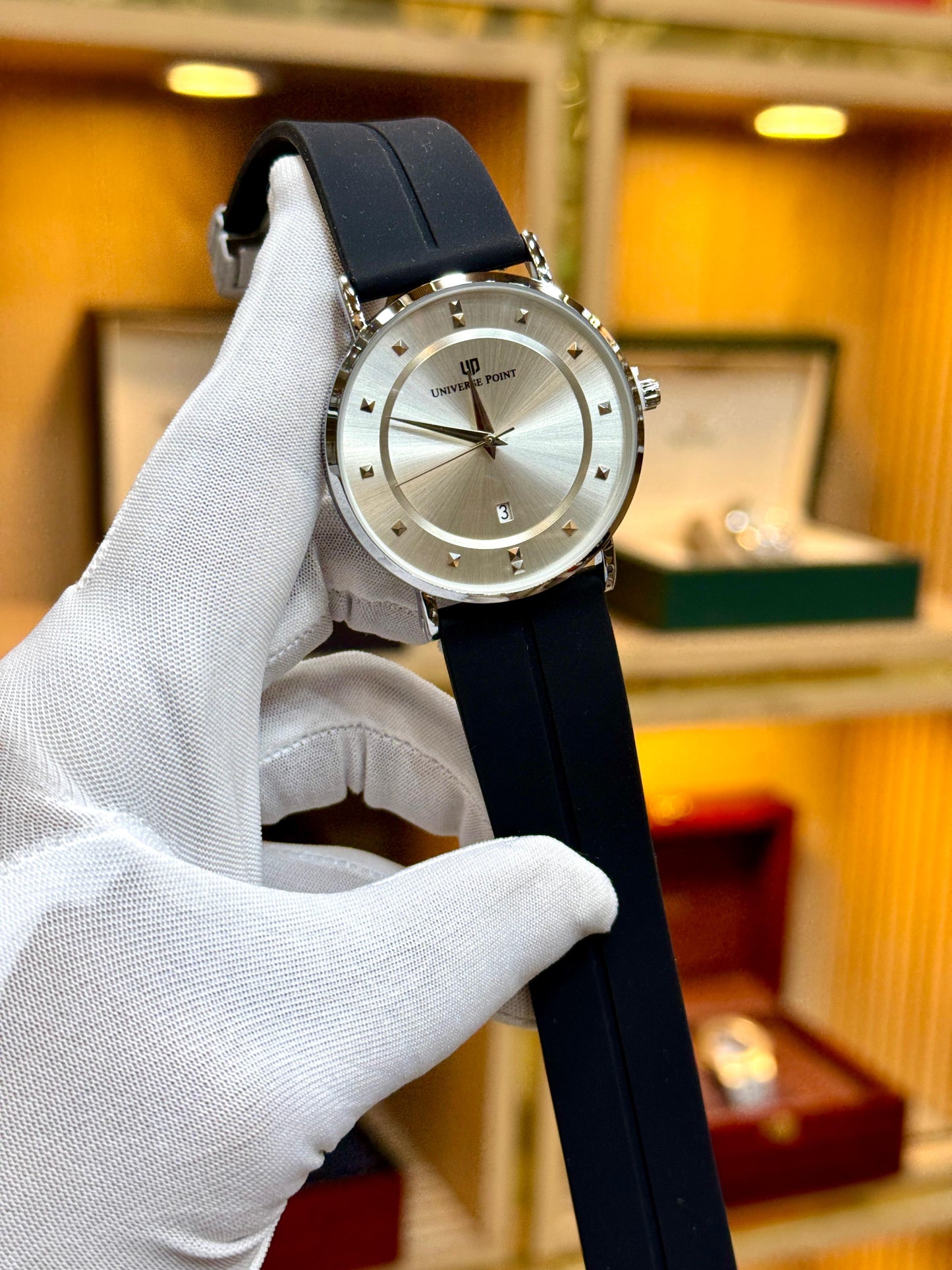 Universe Point Men’s Watch – Magnet Master Lock, Slim & Stylish