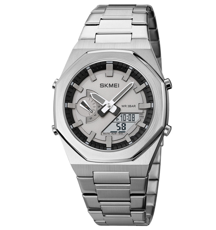SKMEI 1816 – Dual Time Men’s Quartz Analog Digital Watch