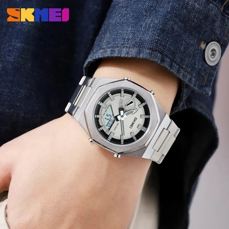 SKMEI 1816 – Dual Time Men’s Quartz Analog Digital Watch