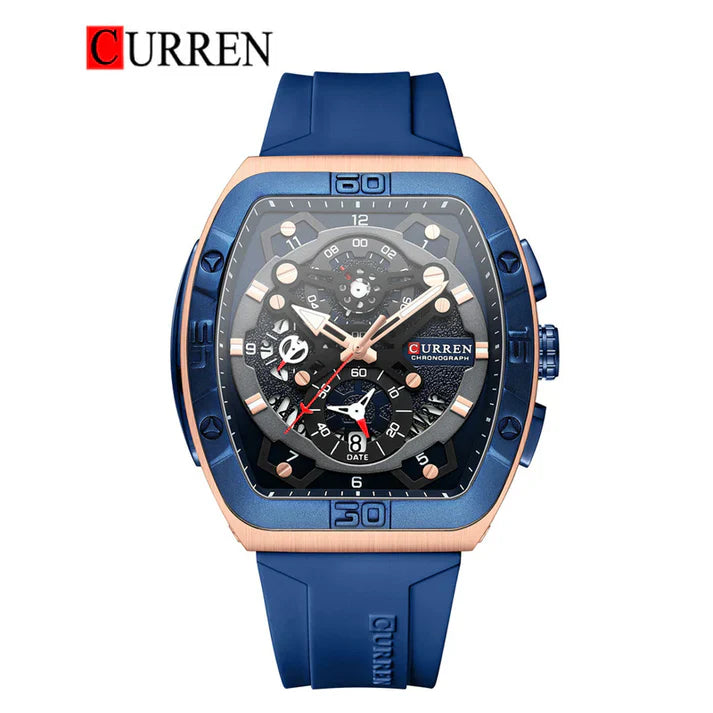 CURREN Original – Men's Wrist Watch with Rubber Strap
