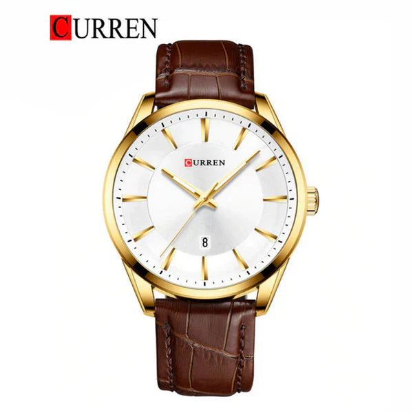 CURREN 8365 Men's Leather Straps Watch